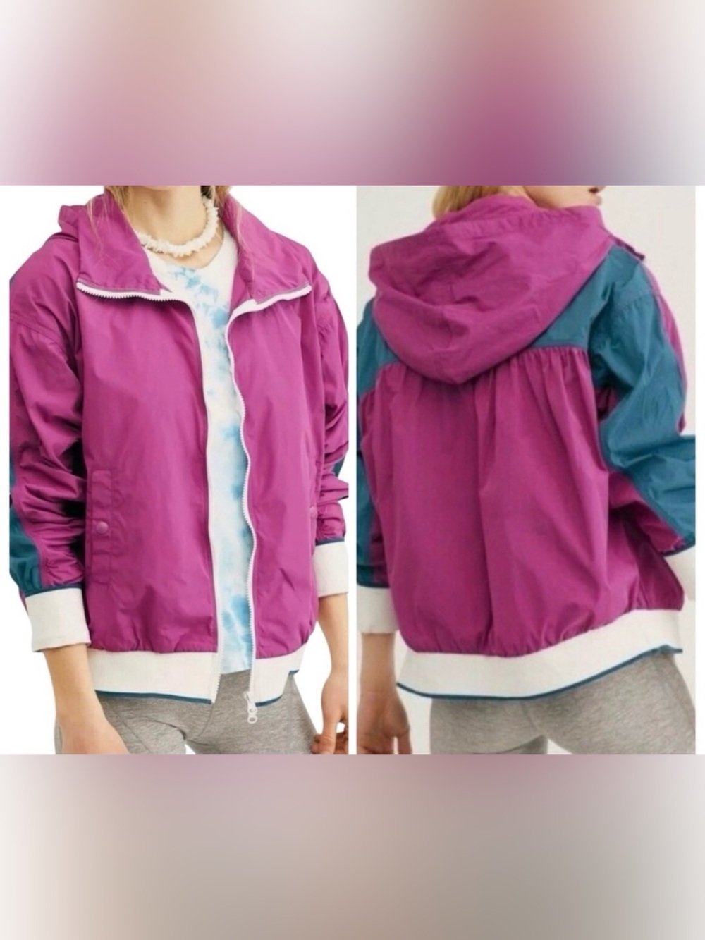 Free People Windbreaker Jacket